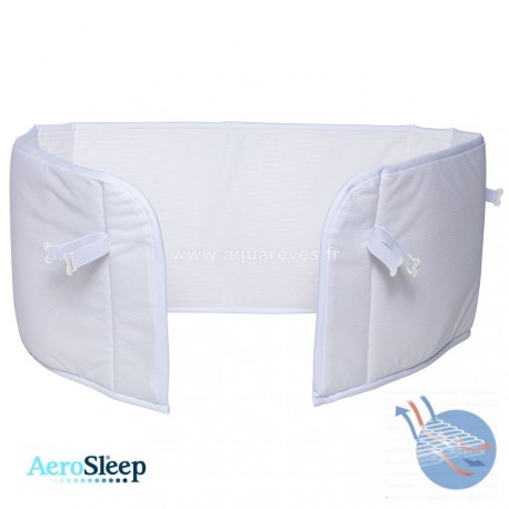 Aerosleep baby bed bumper blanc
