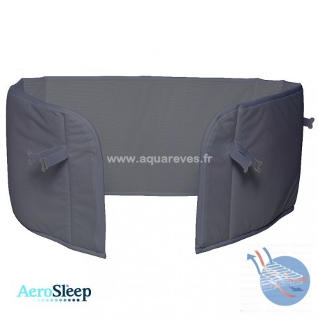 Aerosleep baby bed bumper gris